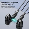 INNOVAT® Magnetic Neckband Headphones Wireless Bluetooth Earphones LED Display Headset Sport Noise Cancel Handsfree Ear buds with Mic. 