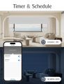 Maxcio WiFi Roller Shutter Switch, Smart Roller Shutter Timer for Roller Shutters, Blinds, Sun Visors, Awning, Curtains, Voice Control, App Controllable. 