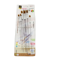 Transparent Stick Flat Art Brush Set Oil Painting Brush Blending Size Oil Acrylic Paint School DIY Craft Supply. 