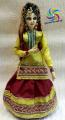 Handmade Dolls Dulhan Pakistani Traditional Dolls . Pakistani souvenirs.  Made with cloth . Collector item. 