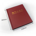 PCCB   Put 200 Pcs Coins Album for Fit Cardboard Coin Holders Professional Coin Collection Book(Color Random). 