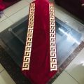 Alluring Design Velvet Table Runner (Size 52x14 Inches). 