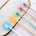 5Pcs/Set Plastic Toothbrush Case Cover Multi Color Travel Hiking Portable Brush Cap Protective Sleeve Toothbrush Holder Protect. 