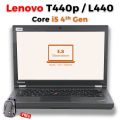 Lenovo ThinkPad T440p / L440 Intel Core i5 4th Generation 4GB RAM - 500GB Harddisk HDD 14inch Screen - Free laptop bag - Warranty -Daraz Like New Laptops. 