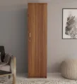Wood Cupboard Wood Almirah 5 Shelves With Door Storage Cabinet, Cupboard Almari. 