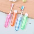 Travel Folding Toothbrush Care Cleaning Tool Carbon Fiber Mini Tongue Soft Toothbrush Cleaning Portable Q4W1. 
