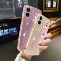 YIWESAN Case For vivo v9 Case Cartoon Cute Lotso Bear Side New Design Phone Case Square Edge Pattern Silicone Softcase Luxury Plating Casing Full Cover Camera Shockproof Protection Cases. 