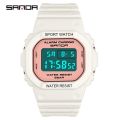 SANDA Watch 293 Digital Watch Men Women 50M Waterproof Sports Watches Male Ladies Clock Electronic Square Watch Lover's Wrist. 