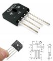 KBU1010 10A 1000V Diode bridge Rectifier IC. 
