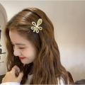 New Trend Women Metal Hair Clip Geometric Hairpin Gold Moon Round Hairgrip Barrette Girls Hair Accessories Korean Geometric Crystal Barrettes Girls Hair Accessories Fashion. 