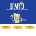 ORAPRO® Sachet - All-in-One Dehydration Solution with Electrolytes, Zinc & Probiotics | ORS Sachet. 