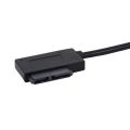 USB 2.0 to Mini Sata II 7+6 13Pin Adapter Converter Cable for Laptop CD/DVD ROM Slimline Drive. 