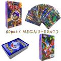Flash Pokemon Card Game MEGA Cards Ultra Rare Mega EX Popular Trading. 