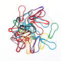 100Pcs Metal Pins Calabash Gourd Pear Shape Safety Metal Clips Knitting Stitch Marker Tag Hangtag Pins Fastener Craft DIY. 