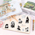 Naruto stickers Uchiha Obito peripheral stickers decoration mobile phone case notebook anime black and white collage. 