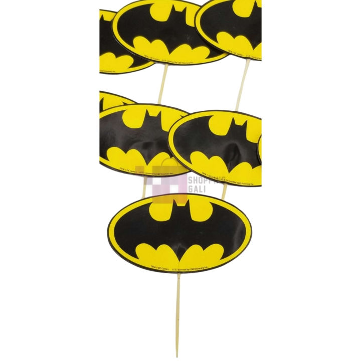 Batman%20Cupcake%20Toppers%20-%202.5%20Inch%20-%20Batman%20Themed%20Party%20-%20Yellow%20-%20Boys%20-%20Pack%20Of%2010%20-%20Image%203