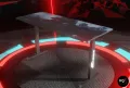 Professional 4ft Gaming Table - Computer Table ( Top is Printed Panaflex ) - RGB Lights Installed - Headphones Holder and Wire Management Hooks - Gaming / Study Table - High Quality - 1 Month Return Warranty. 