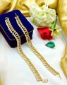 Pack of 2 Artificial Anklet Manjoos Simple Style Beautyfull Look Long Lasting Polish For Beautyfull Girls Antic Golden.. 