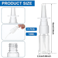 20Piece Clear Small Empty Nose Spray Bottle Reusable Fine Mist Sprayers for Travel 10ML. 
