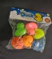 PACK OF 6 Multi Colour Rubber Duck Water Play For Kids - Soft Rubber Whistle Ducks/Duck Toy For Kids(Boys And Girls) - Water Ducks Soft Rubber Baby Bath Toy With Whistle For Kids. 