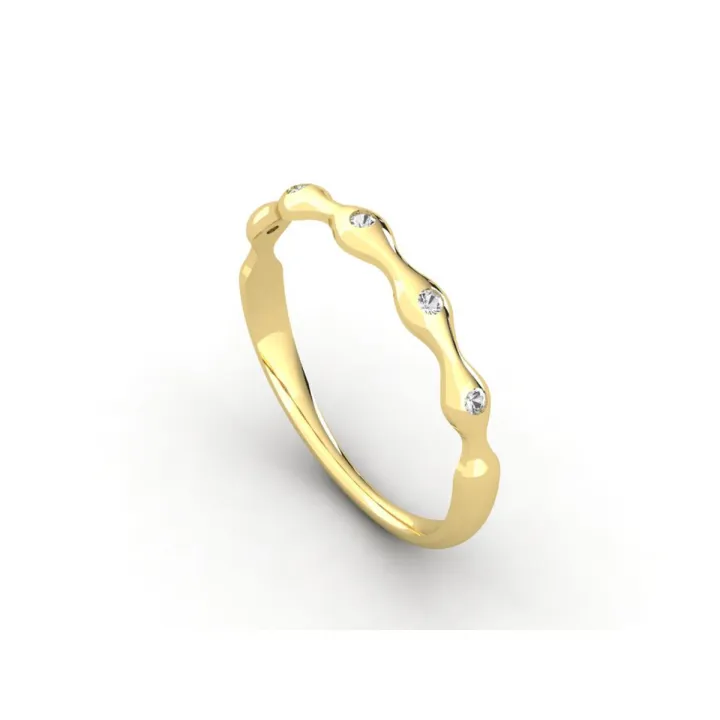 Normal Rings Daraz Natural Round Silver Diamond Ring for Ladies | Daraz.pk