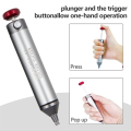 Solder Sucker No Clog Aluminum Desoldering Pump Heat Resistant Elastic Silicone Tube with Strong Vacuum Suction 1 PCS. 