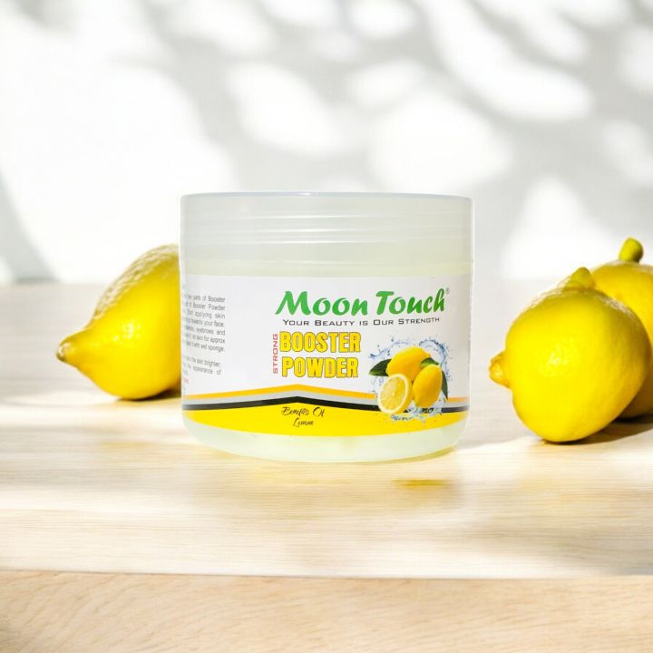 Moon Touch Lime Yellow Booster Powder – For Skin Polish & Hair Toning – Professional Quality