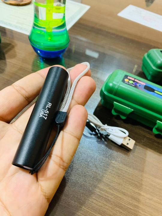 3 Guidance Modes Mini LED Flashlight USB Rechargeable Torch Light Versatile For Outdoor RL-517 USA
