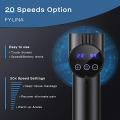 FYLINA Massage Gun Deep Tissue Massager,Muscle Massage Gun for Pain Relief with 30 Speed Levels 6 Massage Heads, Electric Handheld Percussion Massager for Athletes Deep Tissue Muscle Massager. 