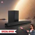 Audionic Orchestra 1000 Dolby Audio Soundbar with Wireless Woofer Soundbar | With Woofer Sound Bar For LED Soundbars for TV | Sound Bar DOLBY Loudspeaker | 3D Surround Sound | 2.1 Channel Speaker | Audio Soundbar Speaker | Soundbase Speakers. 