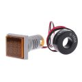 LED Display Voltmeter 22mm AD112-22FVA Square Voltage Current Indicator Digital Dual Display Volt Voltage Tester Meter Parts. 