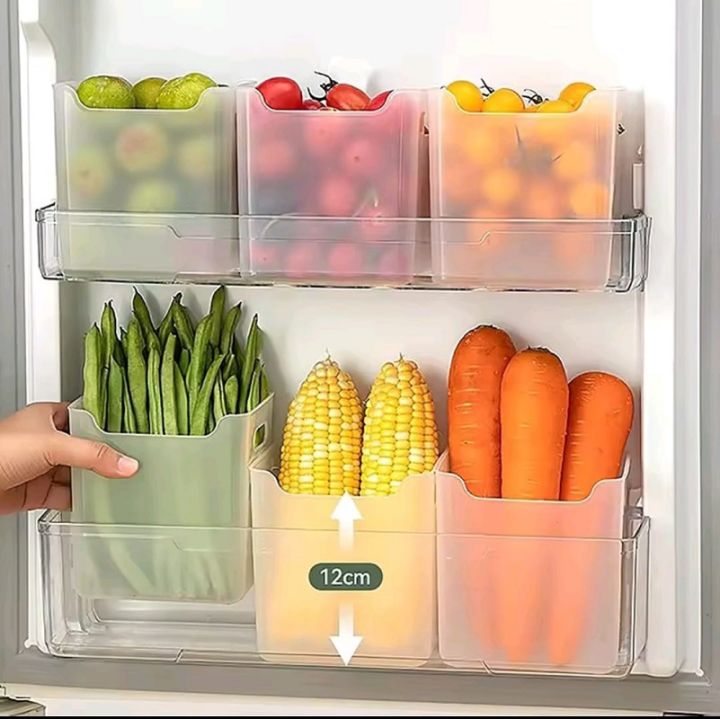 1 Pc Storage Box For Food Organizer Cold Storage Kitchen Box | Daraz.pk