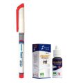 PIANO Smart Wipe Easy White Board Dry Erase Marker With Refilling ink for Whiteboard and Rewriting Books. 