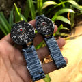 Customize Name Metal Chain Watches for Couples. 