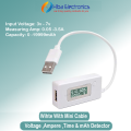 USB Tester Dual USB Ampere Voltage Time & mAh Charger Detector Double USB for Output 3-9V 0.1-3A USB Tester. 