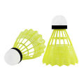 Pack of 6 - Plastic Shuttle Cocks for Badminton Professional Shuttle - High Quality. 