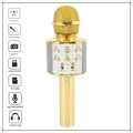 WS 858 Portable Rechargeable Wireless Bluetooth Karaoke Microphone Speaker KTV Mic For Singing High Sound. 
