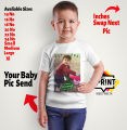 Custom Photo T-Shirt for 14 August Independence Day Celebrations. 