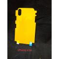 iPhone X and XS Transparent Jelly Back Cover Protection Sheet, Anti-Fingerprint, Anti-Shock, Carbon Fiber Matte Finish, 360 Full Coverage. 