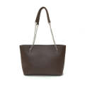 Bag X Vegas Chocolate Brown Tote Bag for Women. 