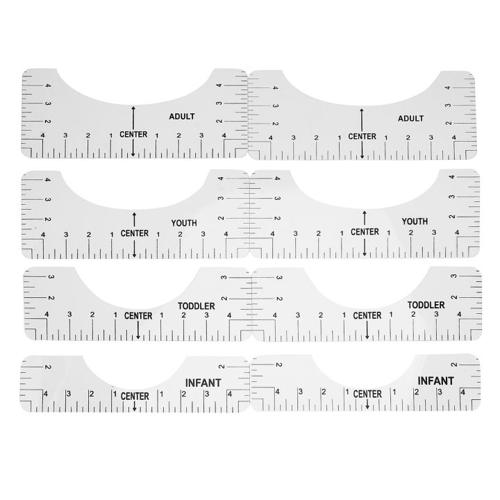 Tshirt Ruler Placement Ruler Guide Vinyl T-Shirt Alignment DIY Tool