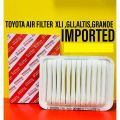 TOYOTA XLI GLI ALTIS GRANDE AIR FILTER IMPORTED 17801-0M020 Corolla (2009-Onward). 