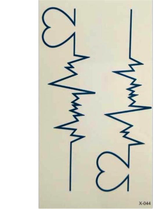 Tattoo%20Stickers%20Electrocardiogram%20Shape%20Temporary%20Tattoo%20-%20Image%203