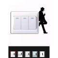 man switchboard wall sticker switch board stickers boy for boys black switch sticker. 