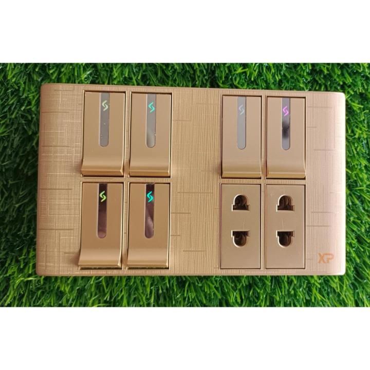 6 Switches+2 Sockets Electric China Fitting Sheet China Switch Board ...