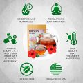 TeaDreamTea Hibiscus Tea Bags | 30 Bleach-Free Tea Bags | Caffeine Free | Dried Hibiscus Flowers | Hibiscus Flower Tea | Dried Flower Tea | Brew Hot or Iced |Herbal Hibiscus Tea. 