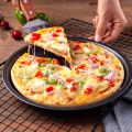 Round Premium 3-Piece Set Non-stick Pizza Pan,. 
