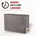 Air Conditioner Cover - 100% Waterproof- Rust Protection - Dust Protection - AC Cover - 1 Tonne/ 1.5 Tonne - 2 Pieces for Indoor and Outdoor Unit. 