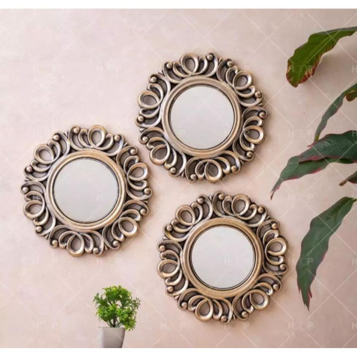 3%20Pcs%20Beautifull%20Wall%20Decor%20Mirror%20%20-%20Fancy%20Wall%20Mirror%20D%C3%A9cor%20Decoration%20Mount%20Tv%20Backdrop%20Party%20Room%20Hanging%20Suns%20Best%20for%20Decoration%20Purpose%20-%20Image%202