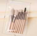 8 Pcs Mini Travel Portable Soft Makeup Brushes Set Eye Shadow Foundation Powder Eyelash Lip Concealer Blush Make Up Brush Set. 